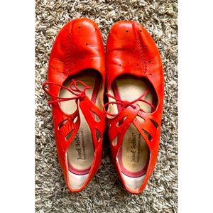 Josef Seibel Red Mary Jane ‘Fiona’ Shoes - 39